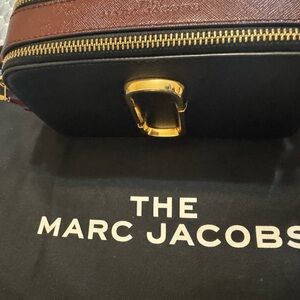 Marc Jacobs Women’s Gold, Burgundy, and Black Bag